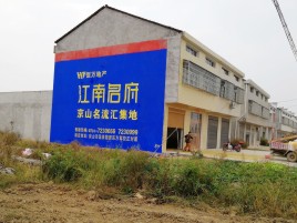 平顶山农村墙体广告在不同形式上面展现的不同特色