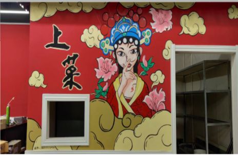 平顶山墙体彩绘的发展和应用