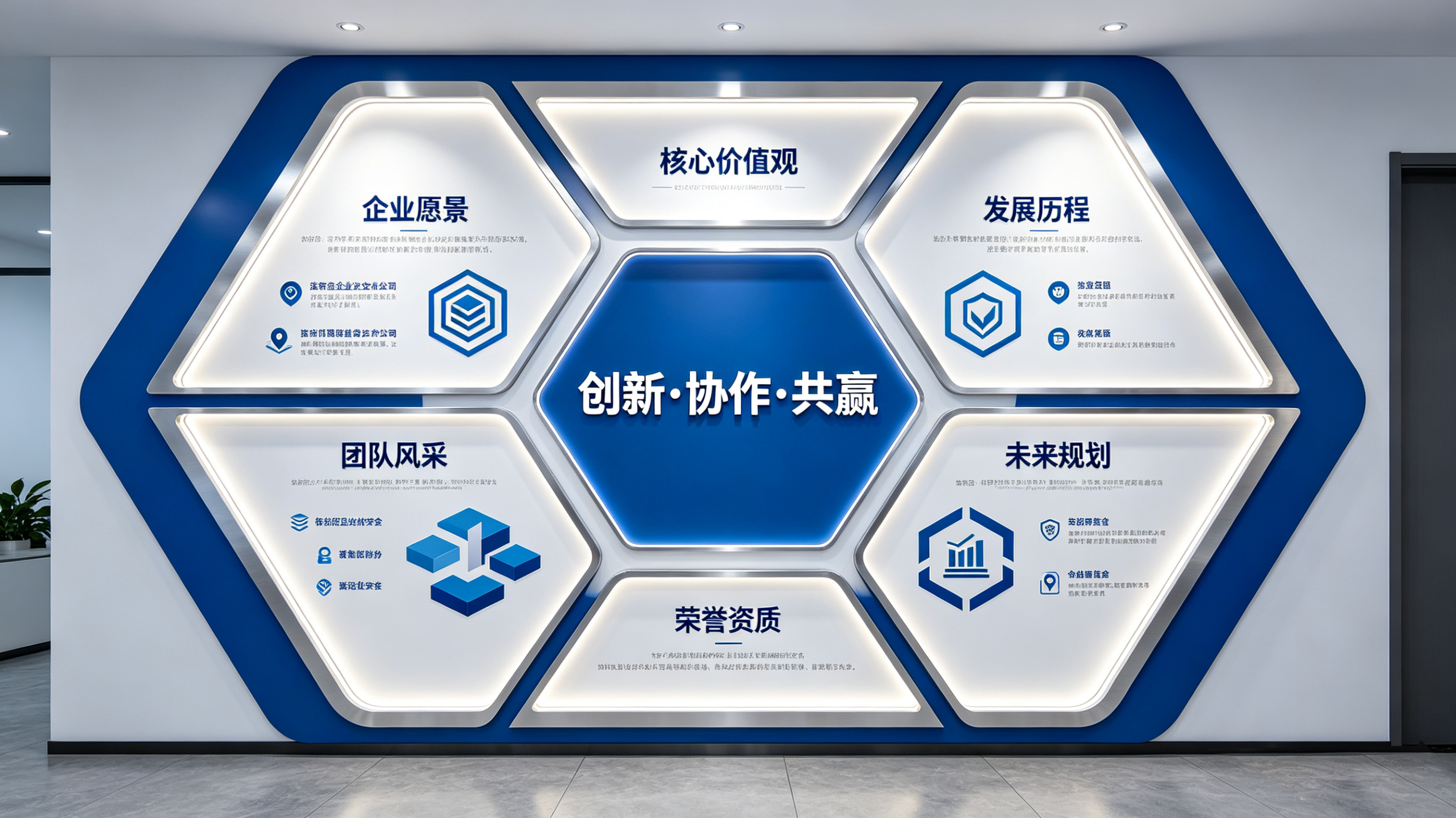 平顶山企业文化墙六边形避坑指南（新手常犯5个错误）